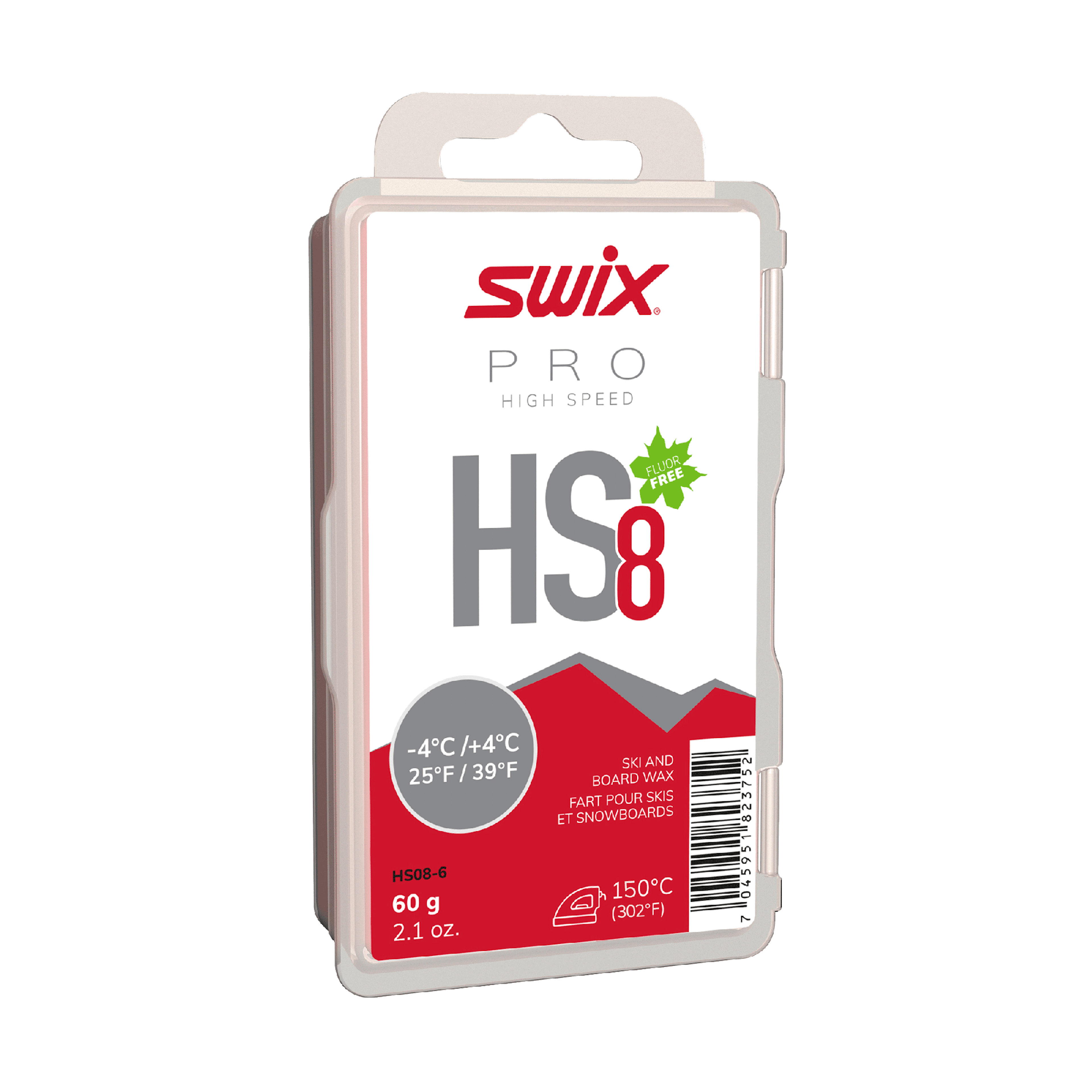 PS8 Red, -4°C/+4°C, 180g | Swix