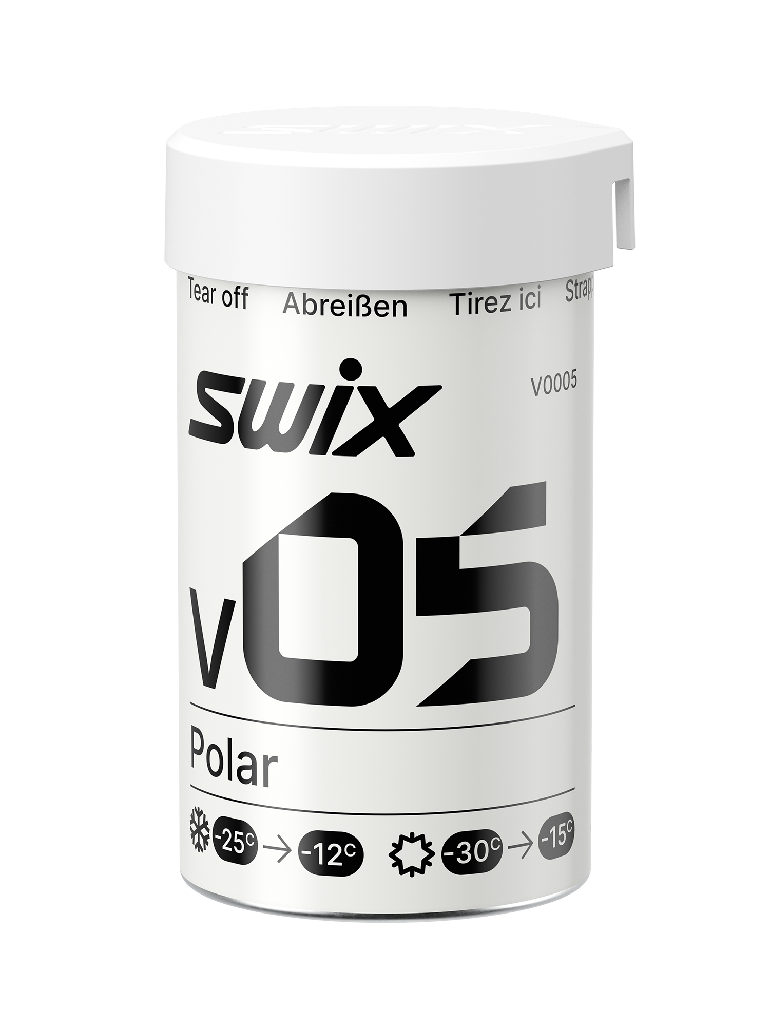 V05 Polar Hardwax -25°C to -12°C, 43g | Swix